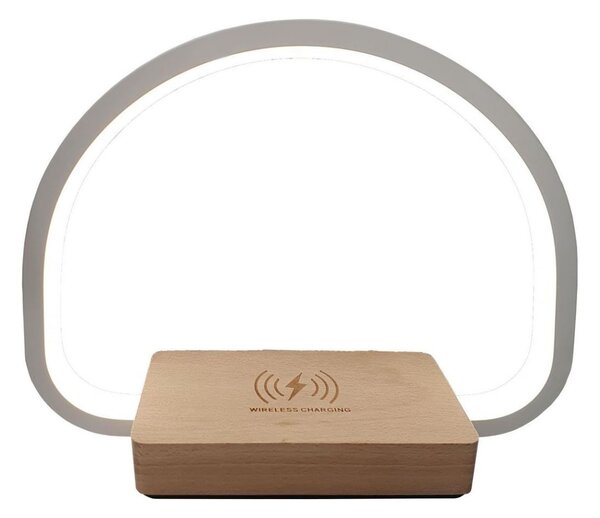 Lampada da tavolo a LED con ricarica wireless LED/10W/5V 3000-7000K