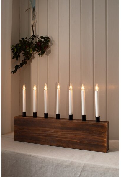 Decorazione luminosa natalizia marrone Albero - Markslöjd