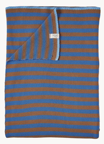 Plaid in cotone Bonsoir Stripe