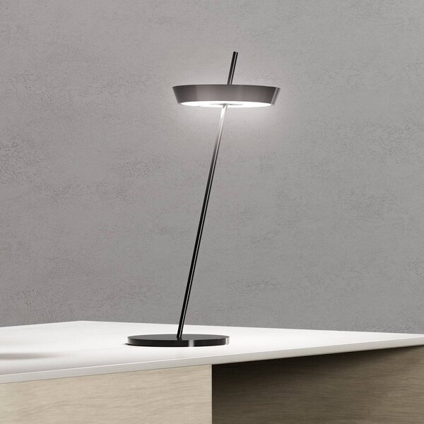 Sigor Lampada da tavolo a LED Mahina, dimmerabile, Nero, Soggiorno / Sala da pranzo, Alluminio, Moderno, Lampada da tavolo LED