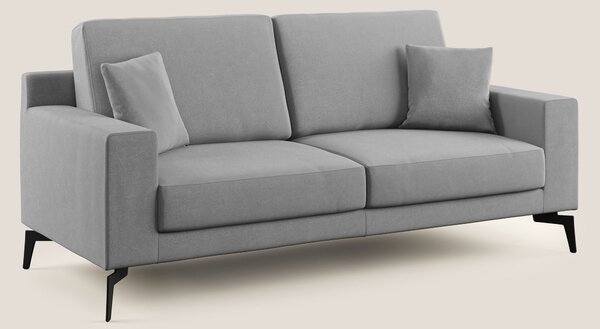Prestige divano moderno in microfibra smacchiabile T11 grigio