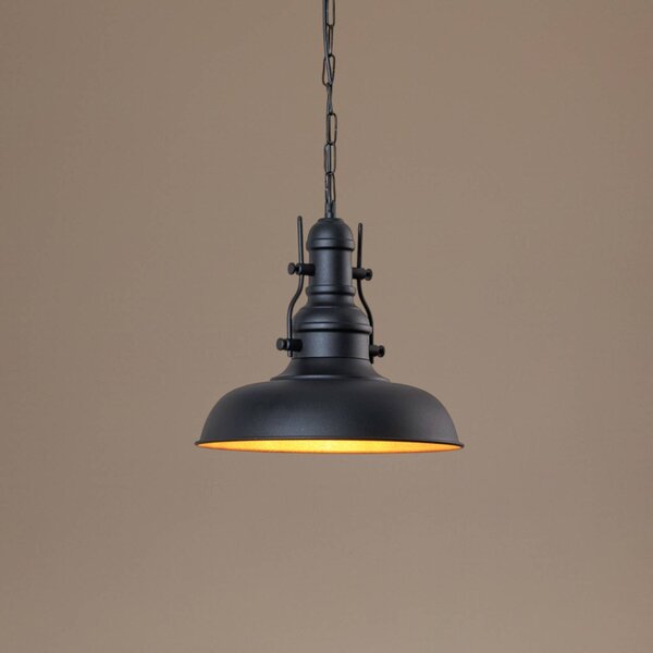 Lampada a sospensione Nota ROYALTECH, dimmerabile, Nero, Soggiorno / Sala da pranzo, Metallo, Vintage, Lampada a sospensione