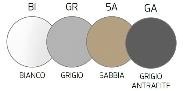 Applique Moderna Plate Metallo Grigio Antracite 4 Luci Gx53