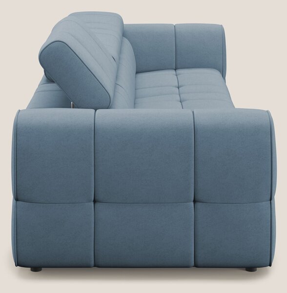 Giotto Divano modulare a 3 sedute con opzione relax elettrico in micro