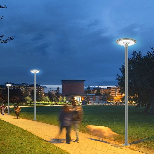 Brilagi - Lampione stradale LED da esterno URBANSPARK LED/120W/230V, grigio, IP65
