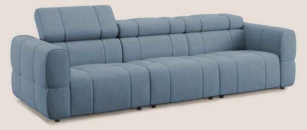 Giotto Divano modulare a 3 sedute con opzione relax elettrico in micro