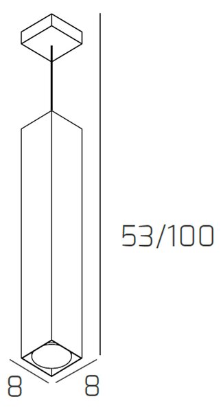 Sospensione Moderna Plate Metallo Sabbia 1 Luce Gx53 50Cm