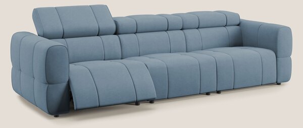 Giotto Divano modulare a 3 sedute con opzione relax elettrico in micro