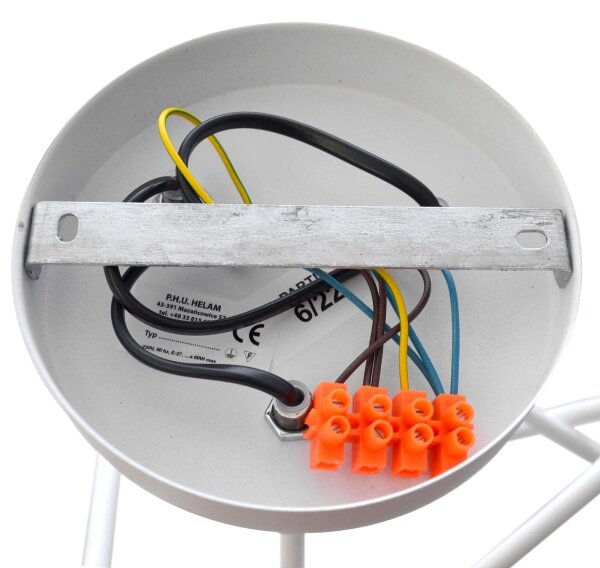 Lampadario a soffitto per bambini OXFORD 3xE27/15W/230V bianco