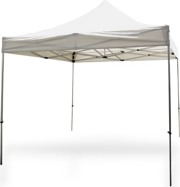 Gazebo in acciaio 3x3 mt con struttura telescopica in acciaio e telo in poliestere con sacca per il trasporto Katrina