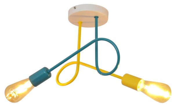 Plafoniera per bambini OXFORD 2xE27/15W/230V