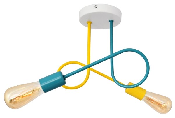 Plafoniera per bambini OXFORD 2xE27/15W/230V