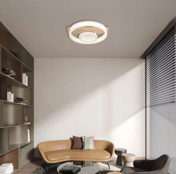Globo 48046D5 - Plafoniera LED ZARA LED/18W/230V 3000K 33x36 cm