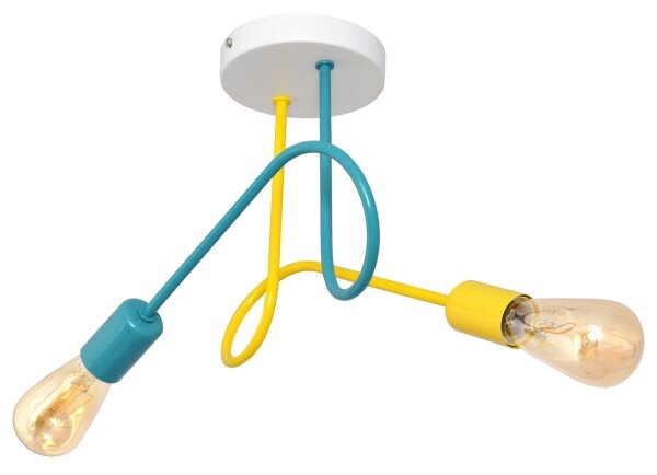 Plafoniera per bambini OXFORD 2xE27/15W/230V