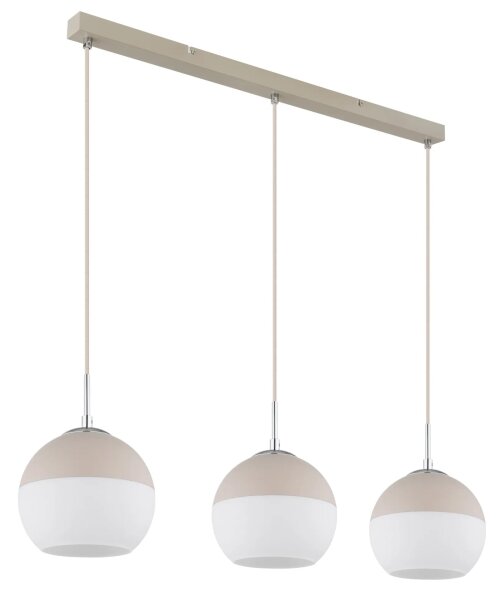 Globo 15999-3H - Lampadario a cavo RAGUSA 3xE27/60W/230V