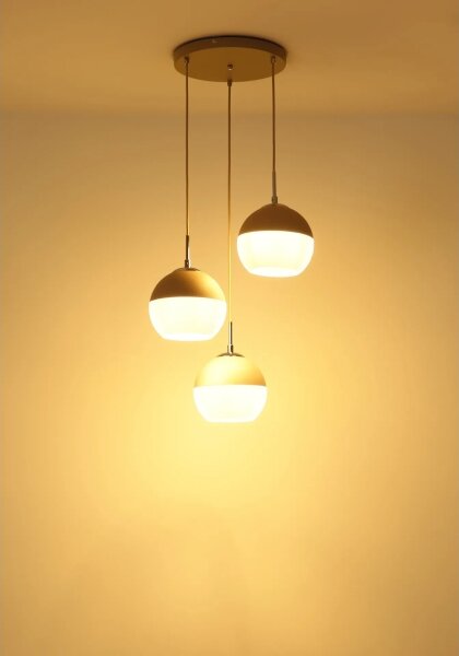 Globo 15999-3HR - Lampadario a cavo RAGUSA 3xE27/60W/230V