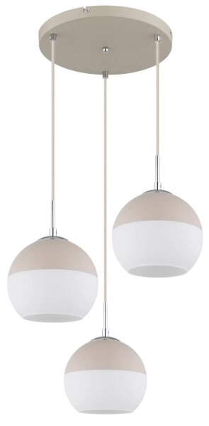 Globo 15999-3HR - Lampadario a cavo RAGUSA 3xE27/60W/230V
