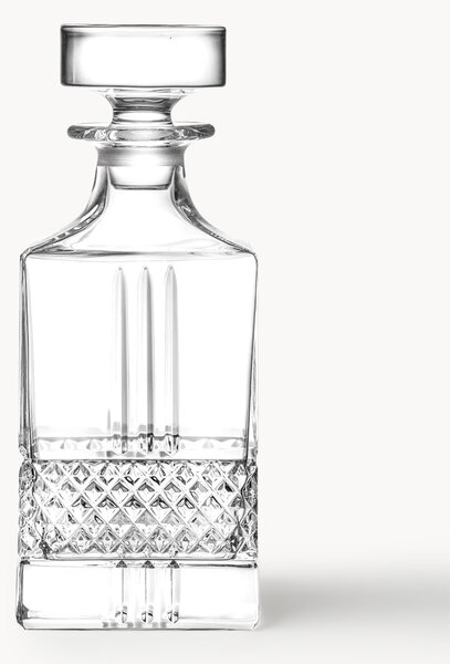 Decanter in cristallo con motivo in rilievo Calicavino, 850 ml