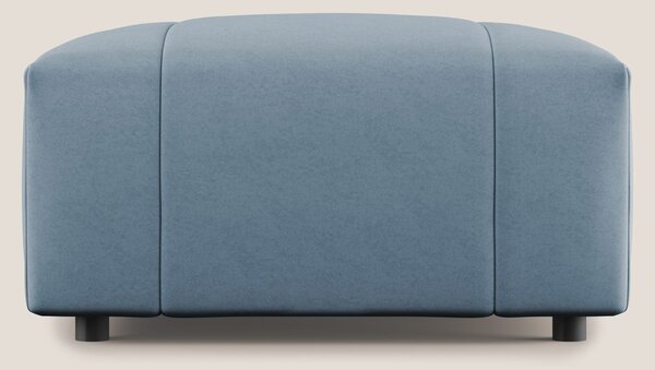 Giotto pouf in morbida microfibra effetto velluto impermeabile idrorep