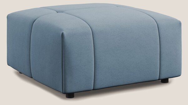 Giotto pouf in morbida microfibra effetto velluto impermeabile idrorep