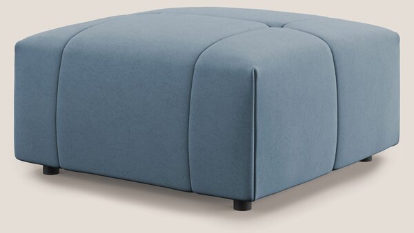 Giotto pouf in morbida microfibra effetto velluto impermeabile idrorep