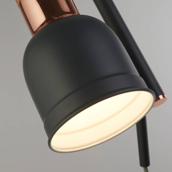 Searchlight Lampada a sospensione Barham, dimmerabile, Alluminio / Grigio / Zincato, Soggiorno / Sala da pranzo, Metallo, Moderno, Lampada a sospensione