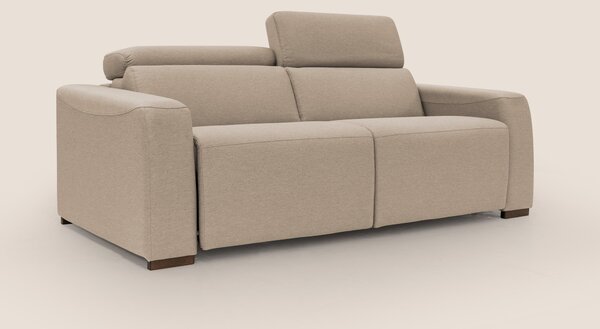 Poseidon divano letto + relax elettrico in tessuto smacchiabile imperm