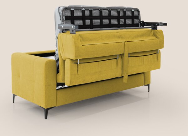 Gardenia divano letto materasso alto 18 cm con poggiatesta reclinabili