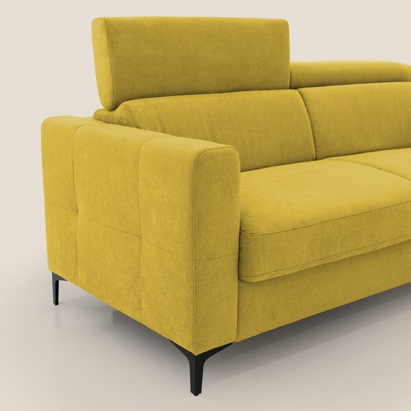 Gardenia divano letto materasso alto 18 cm con poggiatesta reclinabili