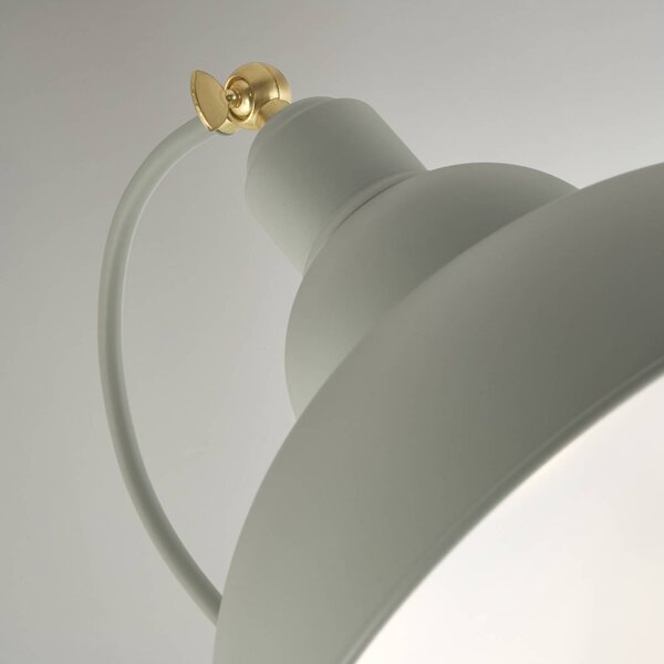 Searchlight Lampada da terra Yosra, Crema / Ambra, Soggiorno / Sala da pranzo, Metallo, Moderno, Lampada da terra