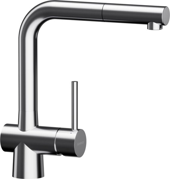 Schock Laios rubinetto da cucina in acciaio inox con doccia 517120EDM