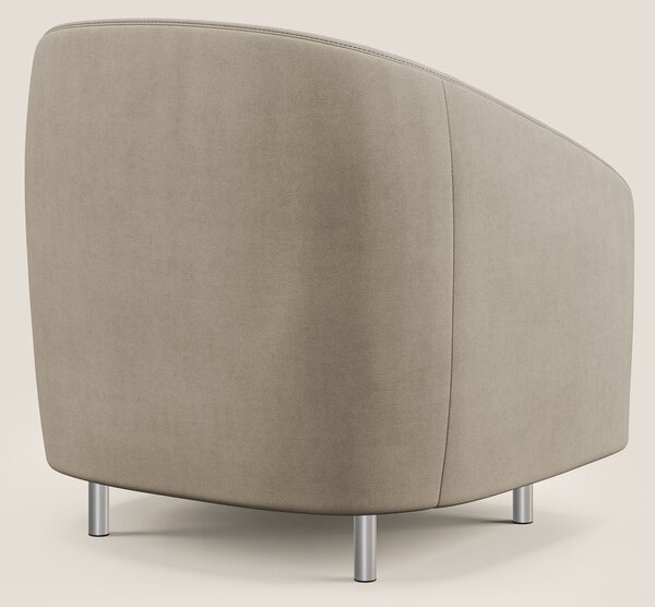 Sally Poltroncina in tessuto morbido impermeabile T02 beige
