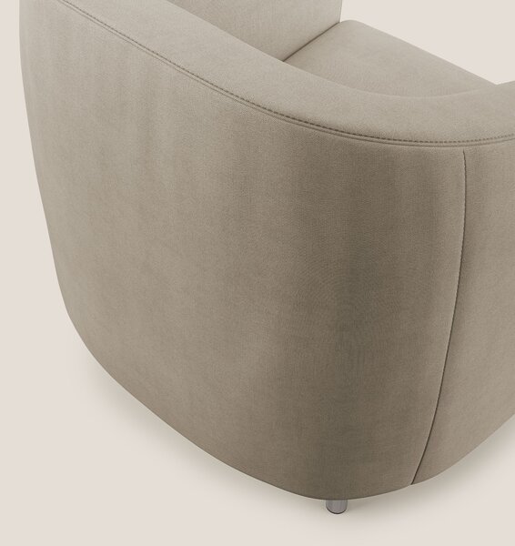 Sally Poltroncina in tessuto morbido impermeabile T02 beige