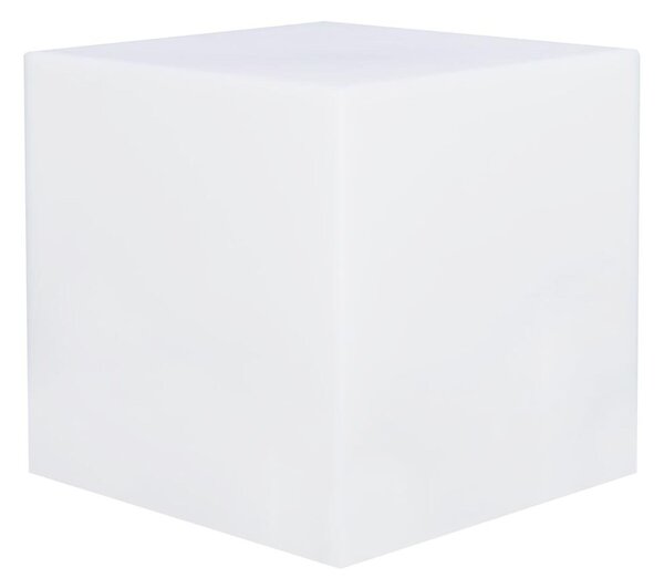 CARRY Sgabello cubo luminoso a LED multicolore dimmerabile da 40 cm con telecomando e base a induzione