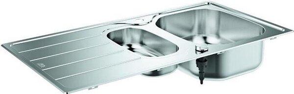 Lavello GROHE K200 in acciaio inox 500 x 965 mm 31564SD1
