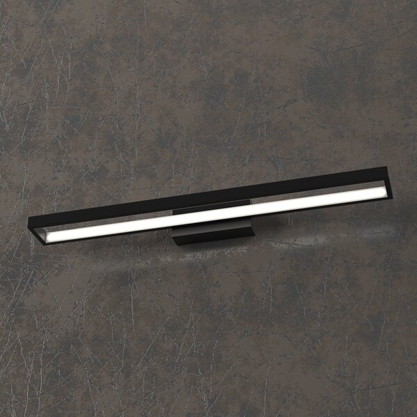Applique Moderna Four Squares Alluminio Nero Led 40W