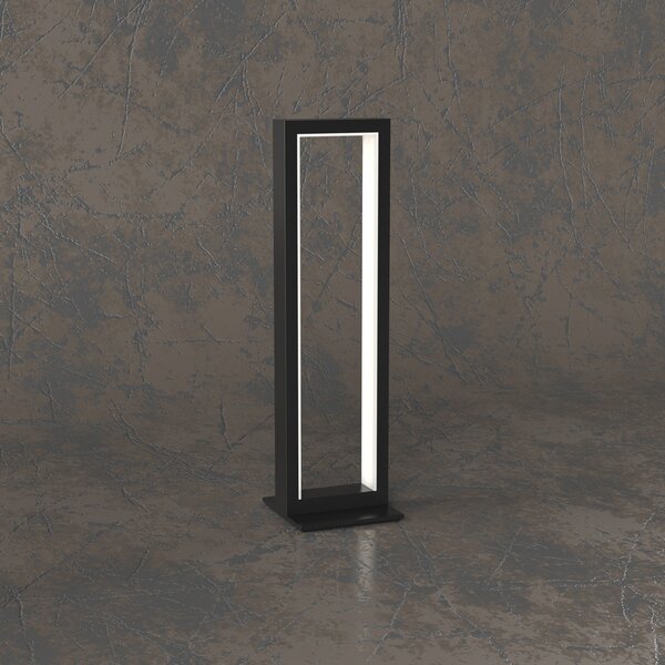 Lampada Scrivania-Ufficio Moderna Four Squares Alluminio Nero Led 8W