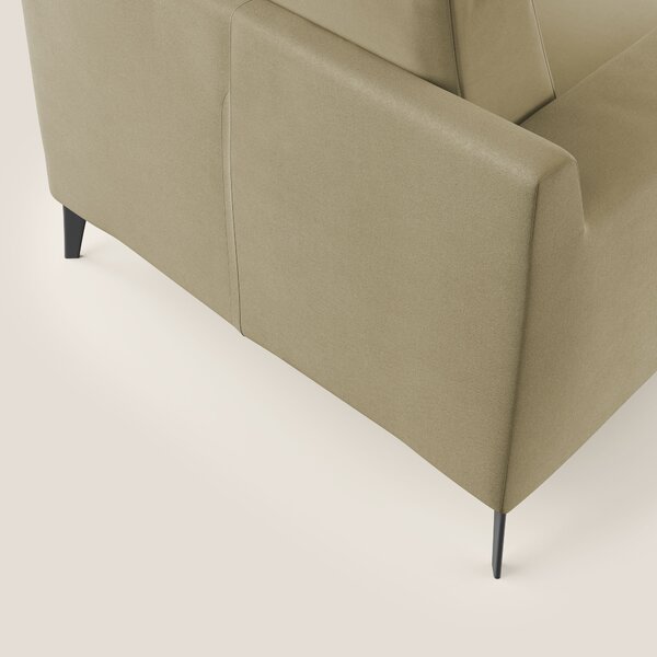 Prestige poltroncina moderna in microfibra smacchiabile T11 beige