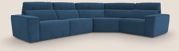 Clark Divano modulare angolare REVERSIBILE con opzione relax elettrico