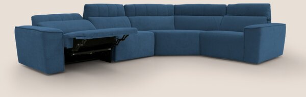 Clark Divano modulare angolare REVERSIBILE con opzione relax elettrico