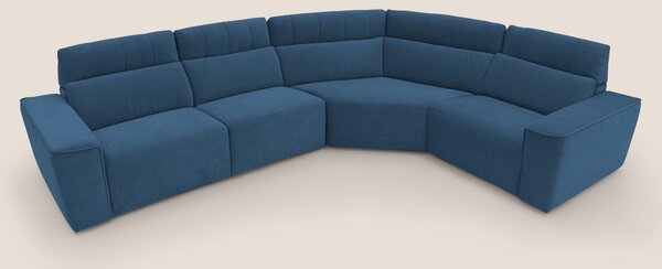 Clark Divano modulare angolare REVERSIBILE con opzione relax elettrico