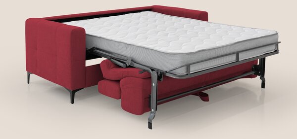 Gardenia divano letto materasso alto 18 cm con poggiatesta reclinabili