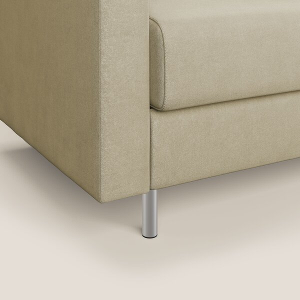 Megan poltrona letto in microfibra smacchiabile T11 beige