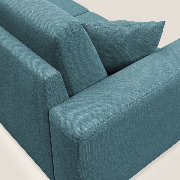 Marte divano in tessuto smacchiabile impermeabile T08 azzurro