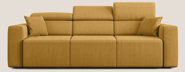 Orwell divano con 3 sedute estraibili in microfibra smacchiabile T11 g