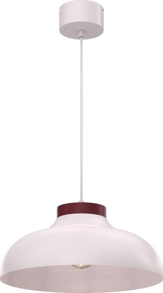 Lampadario sospeso su cavo BASCA 1xE27/15W/230V crema/bordeaux