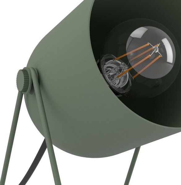 Eglo 44136 - Lampada da tavolo TILSTON 1xE14/8W/230V verde