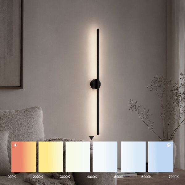 Applique LED LANA LED/7W/230V 4000K nero