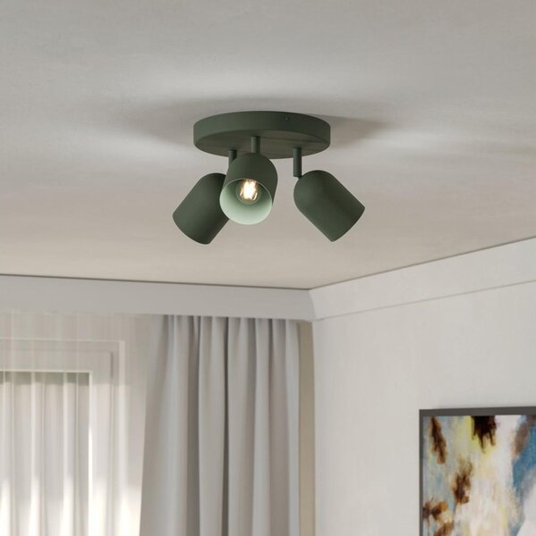 Eglo 44134 - Faretto TILSTON 3xE14/40W/230V verde