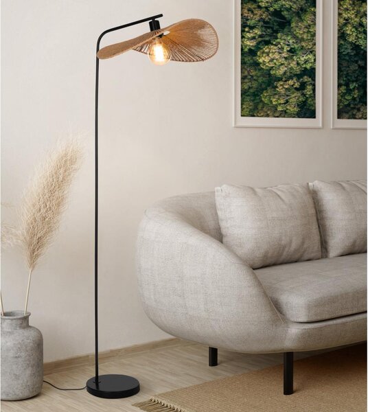 Eglo 31966 - Lampada da terra SIRUELA 1xE27/42W/230V marrone/nero